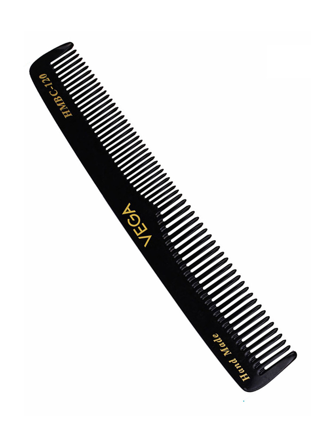 VEGA Handmade Graduated Dressing Hair Comb - Black HMBC-120