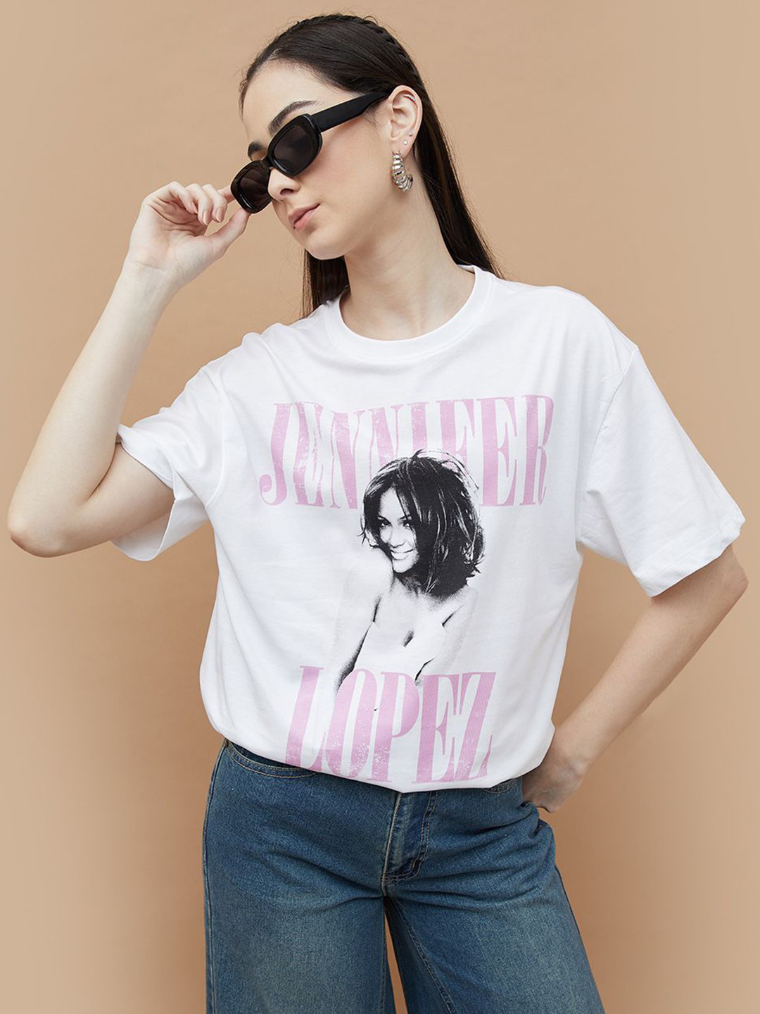 Ginger by Lifestyle Women Jennifer Lopez- Music Band Printed T Shirt