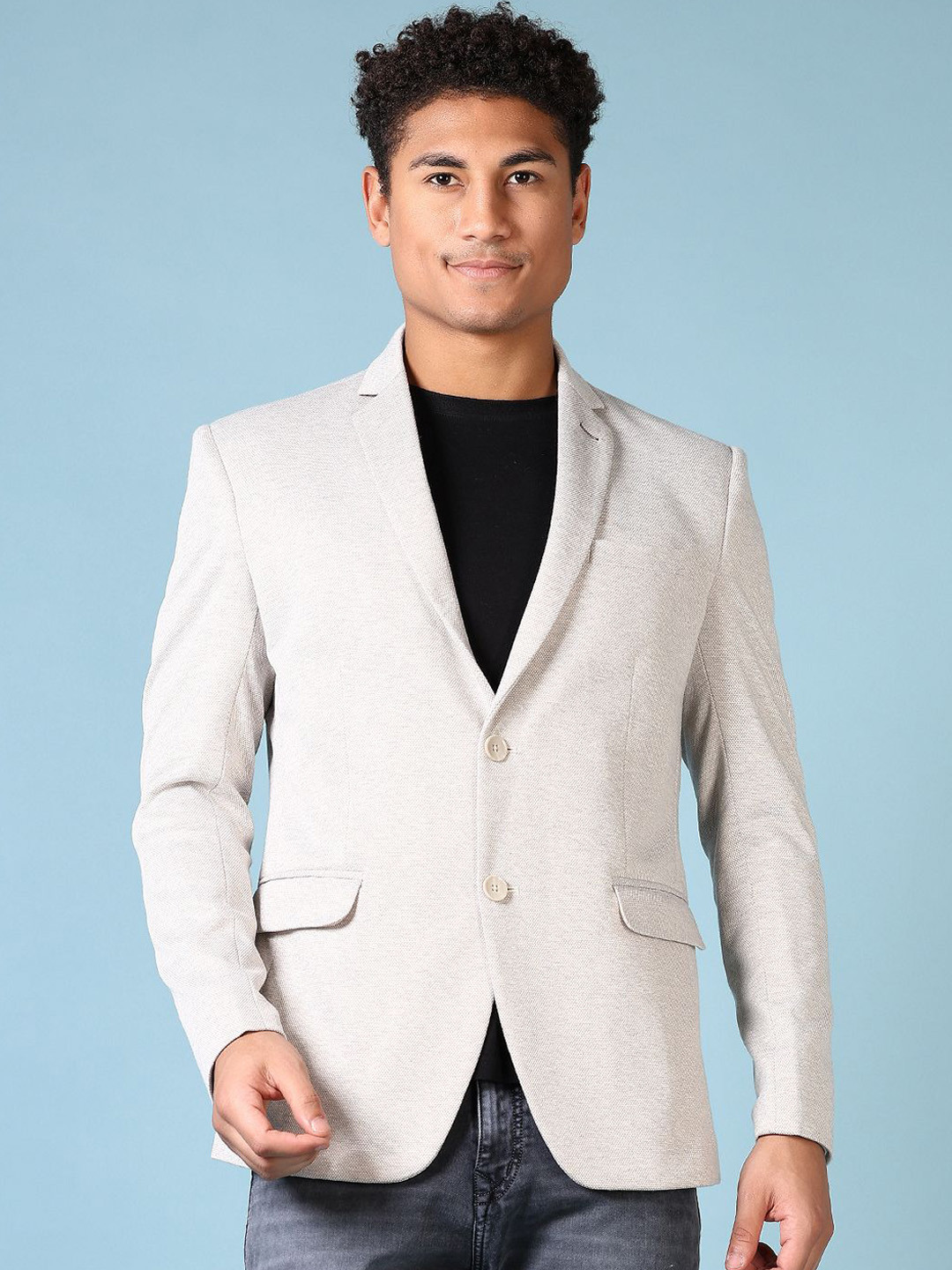 V-Mart Single-Breasted Blazer
