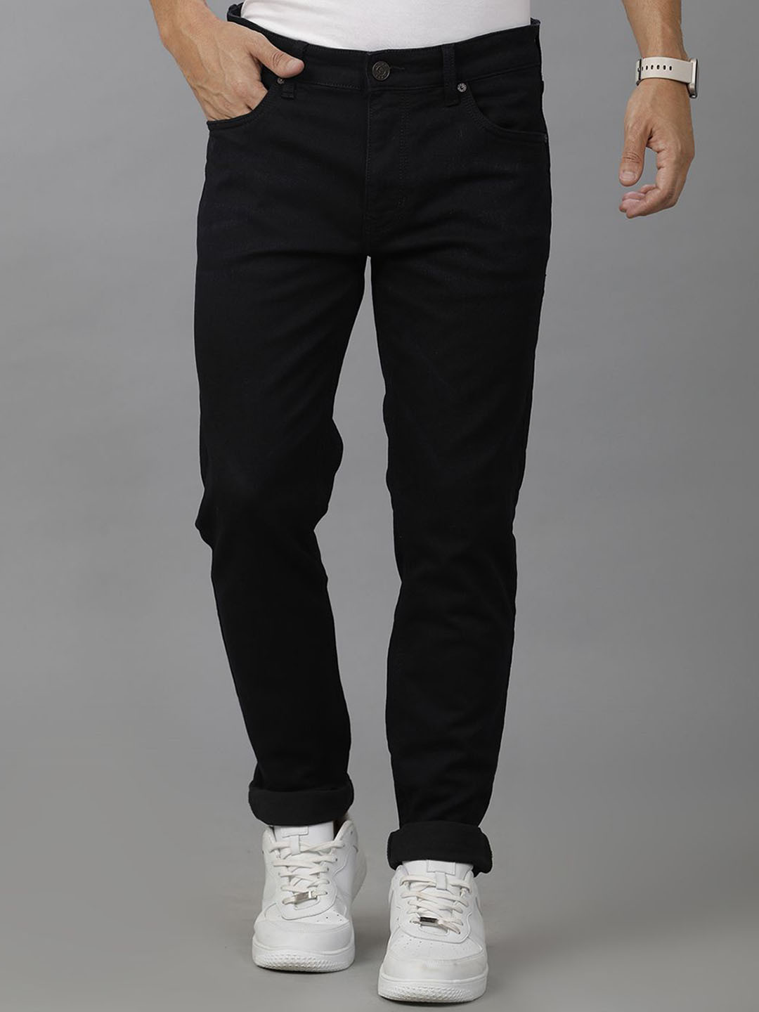 Double Two Men Lean Slim Fit Jeans