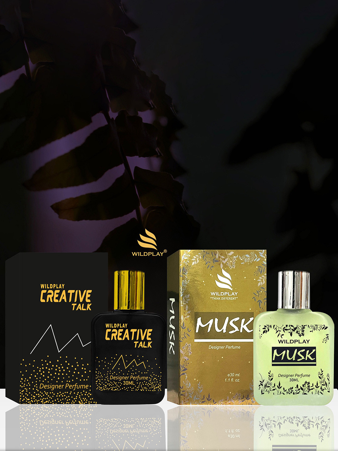 WILDPLAY Creative Talk & Musk Set Of 2 Long Lasting Eau De Perfume - 30 ml Each