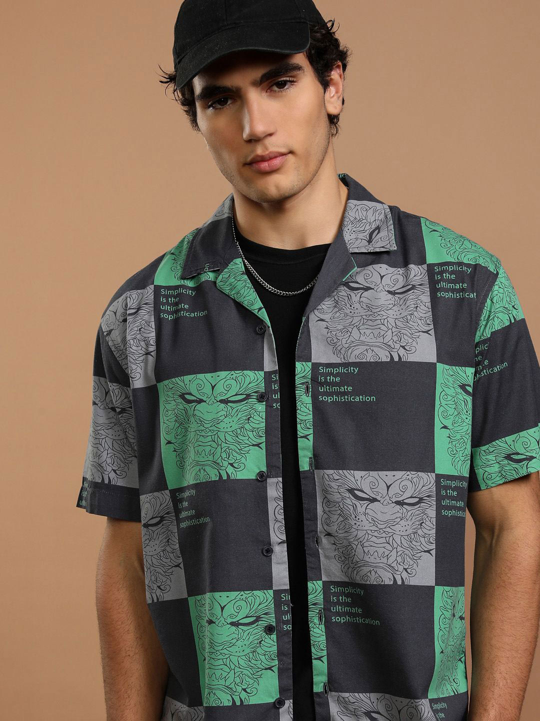 HIGHLANDER Men Animal Opaque Printed Casual Shirt