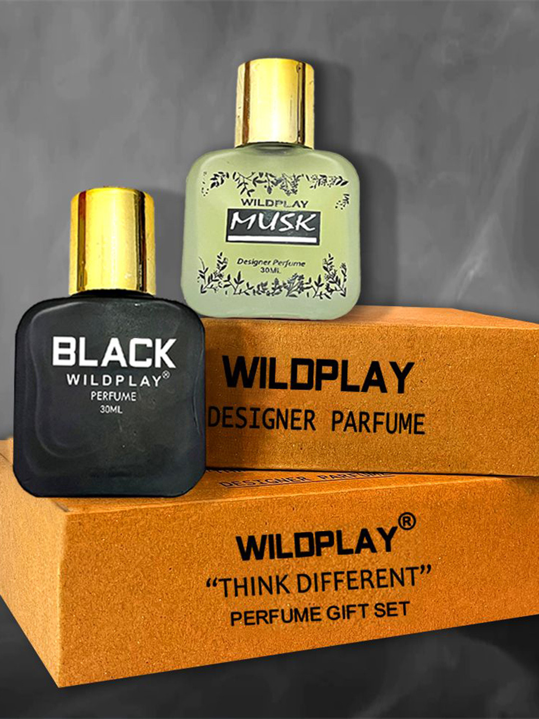 WILDPLAY Set Of 2 Black & Musk Long Lasting Perfume - 30 ml Each