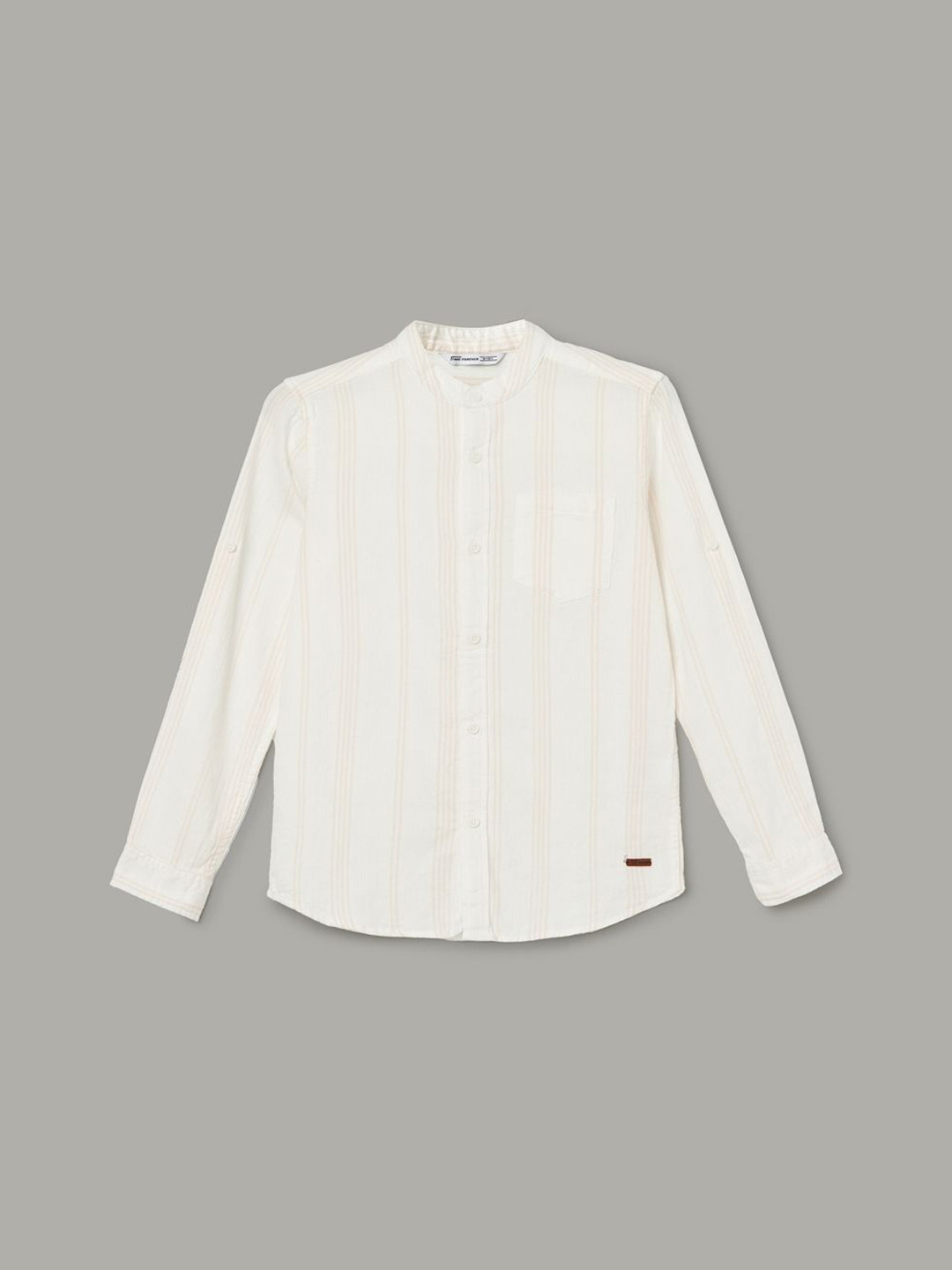 Fame Forever by Lifestyle Boys Horizontal Stripes Opaque Striped Casual Shirt