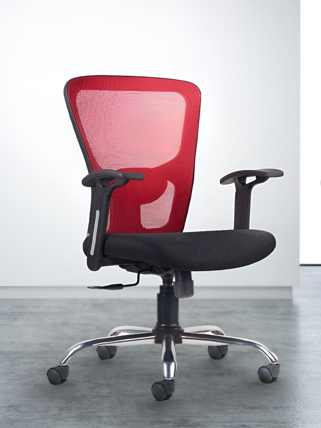 CELLBELL C110 Leo Red Mesh Adjustable Study Chair