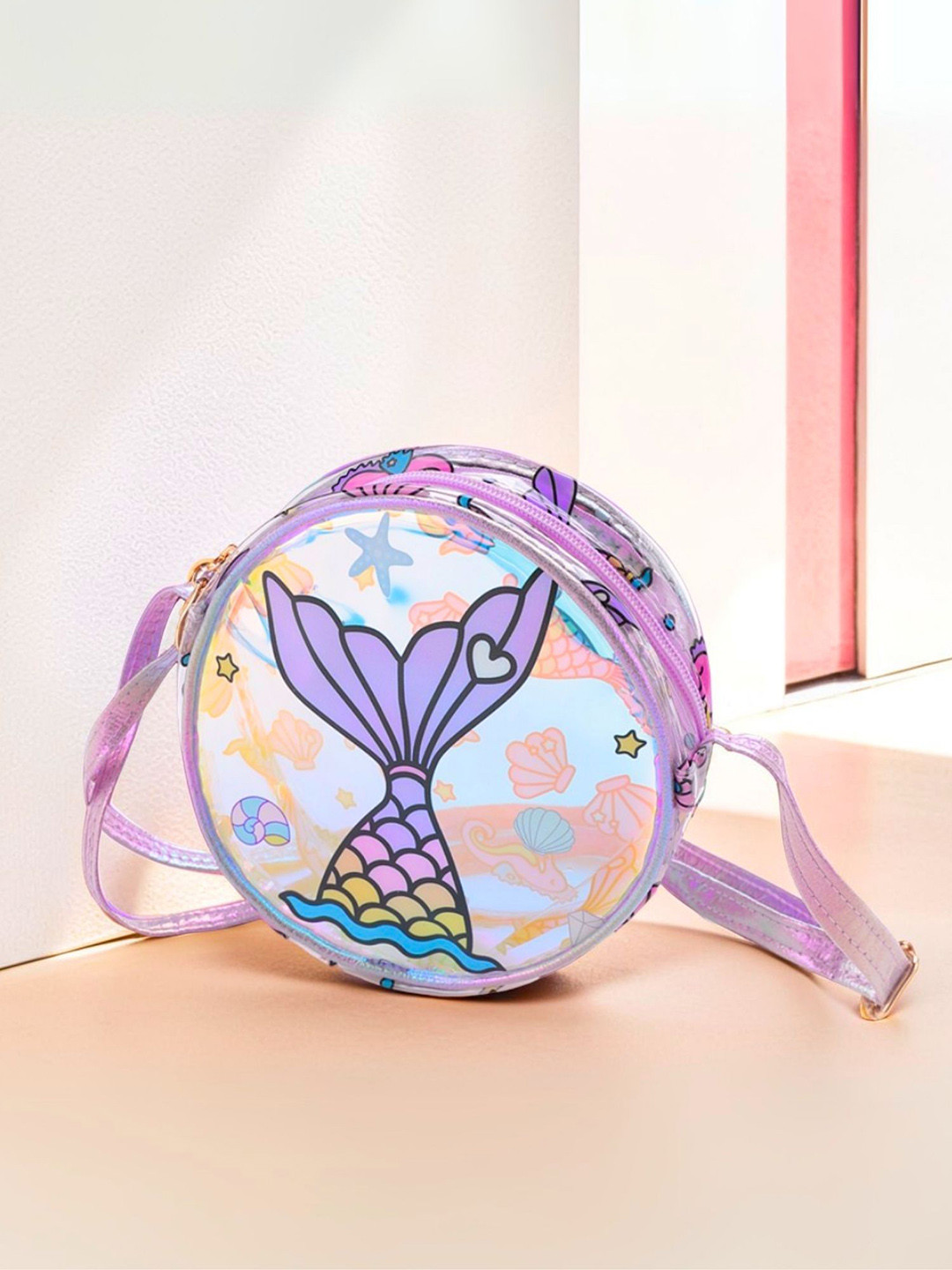 Tinker Squad Mermaid Reversible Sequence Sturdy Sling Bag