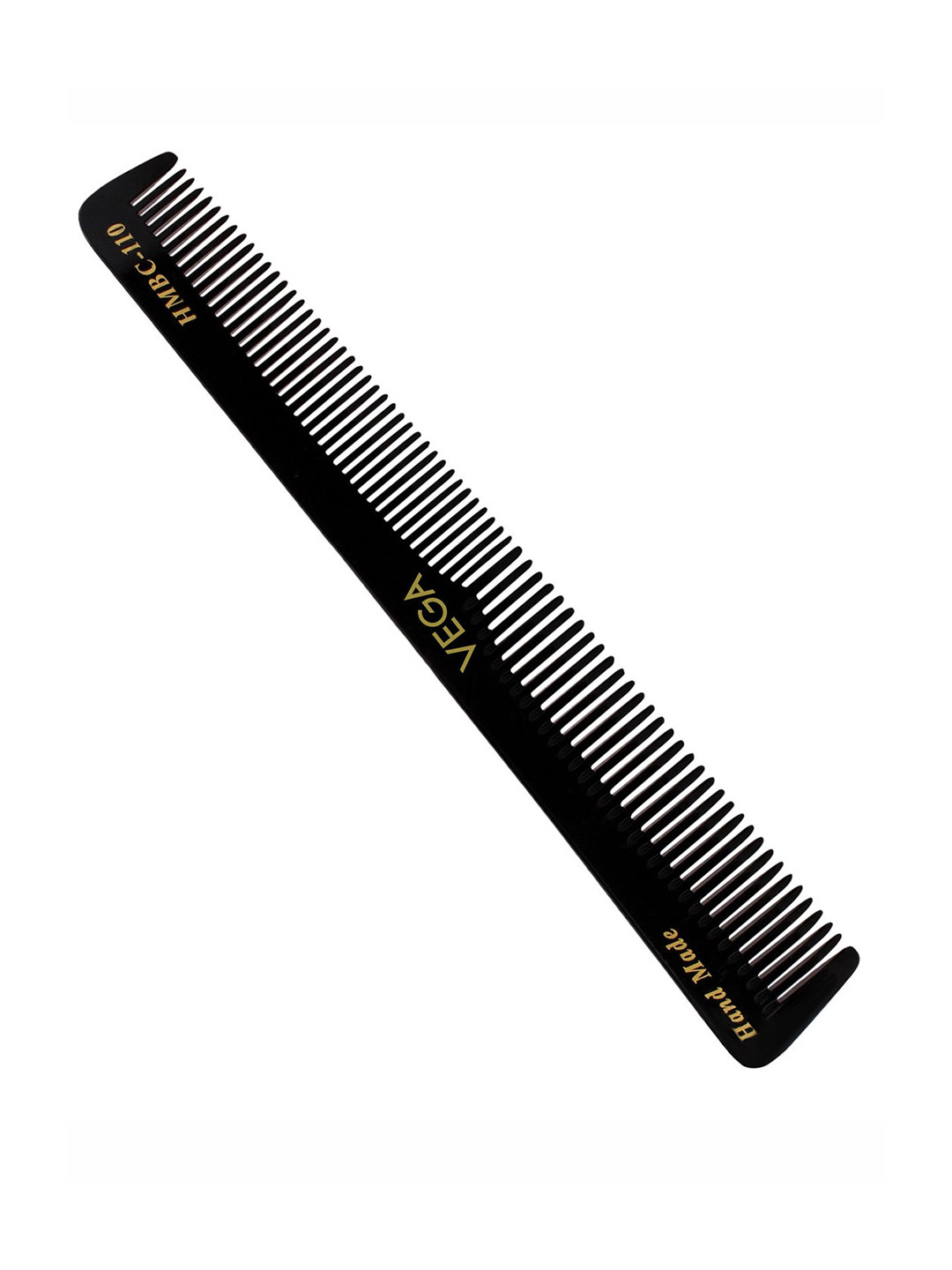 VEGA Handmade General Grooming Hair Comb - Black HMBC-110