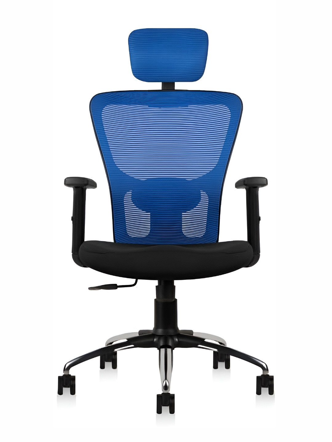 CELLBELL C110 Leo Blue & Black High Back Mesh Office Arm Chair