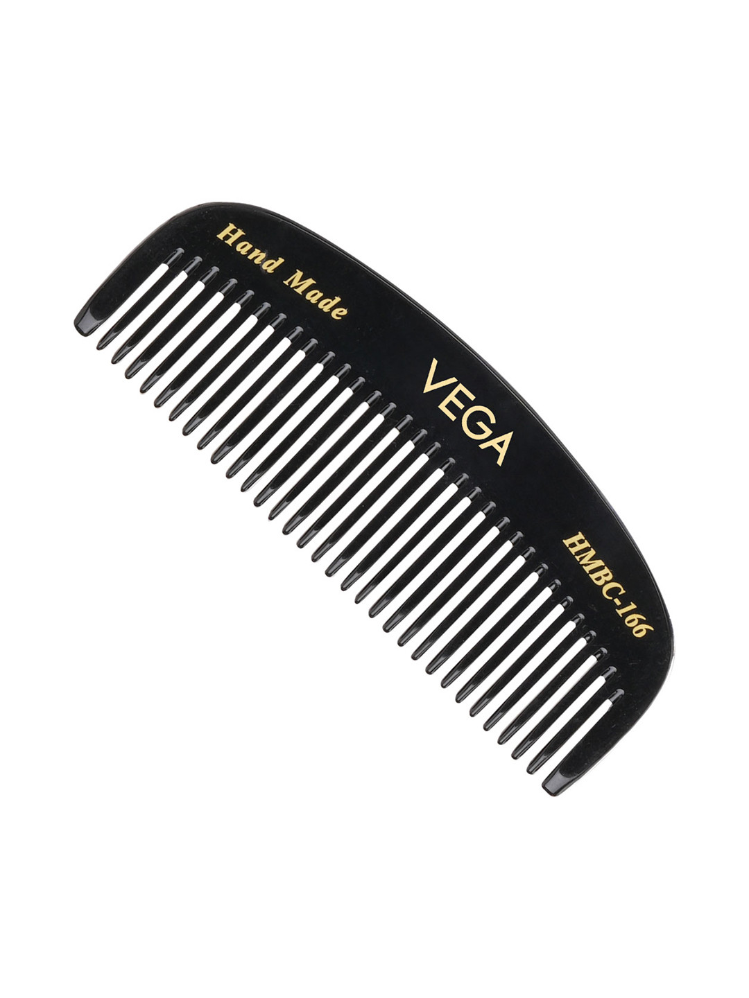 VEGA Men Pocket-Size Beard Comb - HMBC-166 - Black
