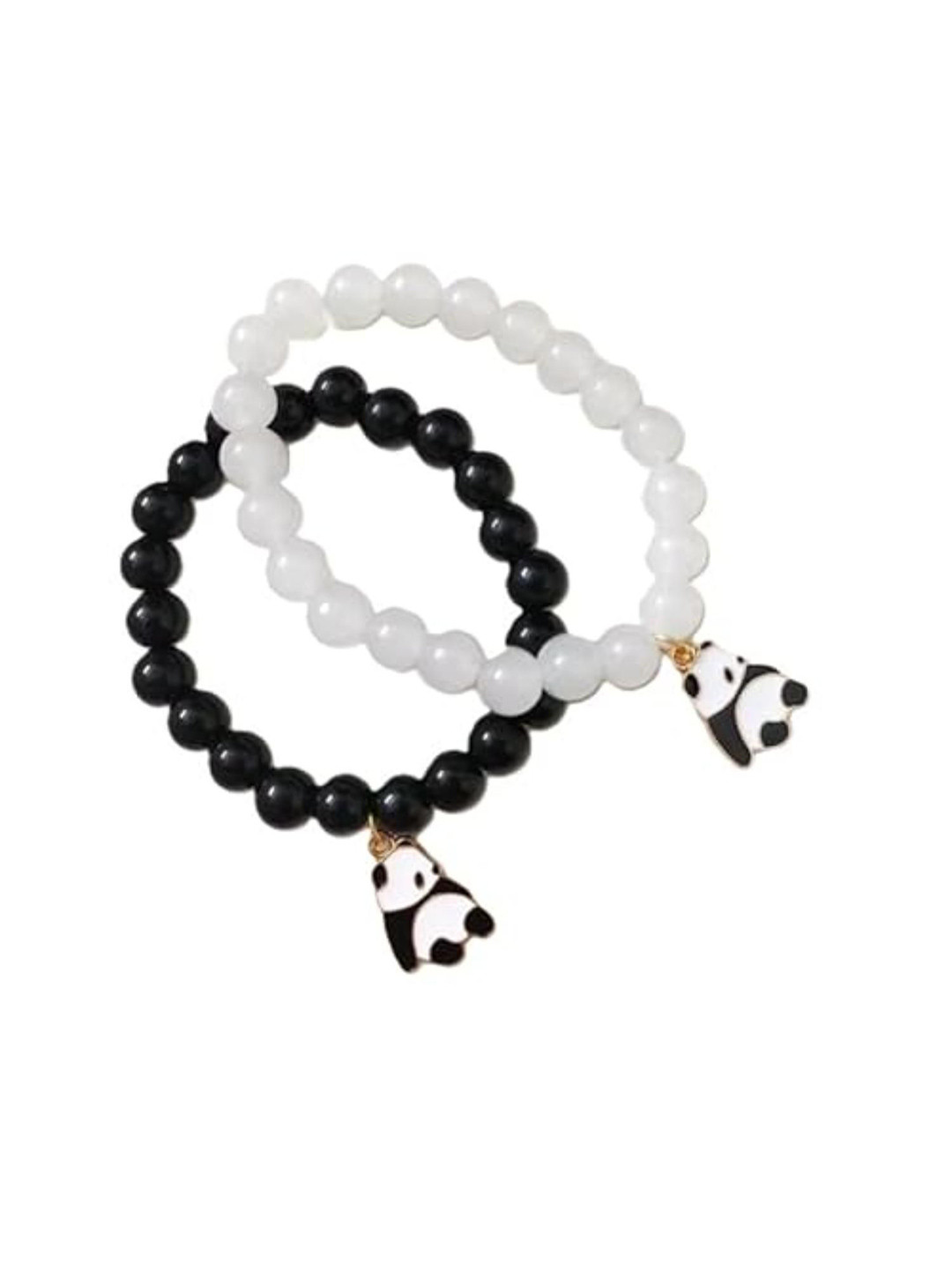 DN Creation Women 2 Crystals Handcrafted Wraparound Bracelet