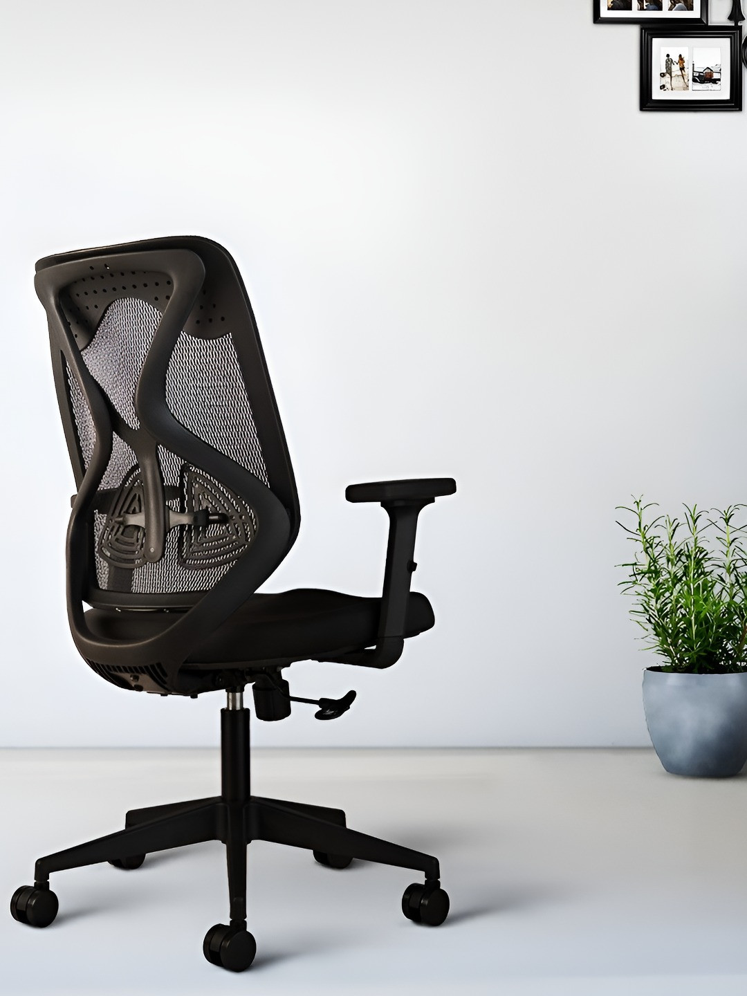 CELLBELL Capree C190 Black Mesh Adjustable Study Chair