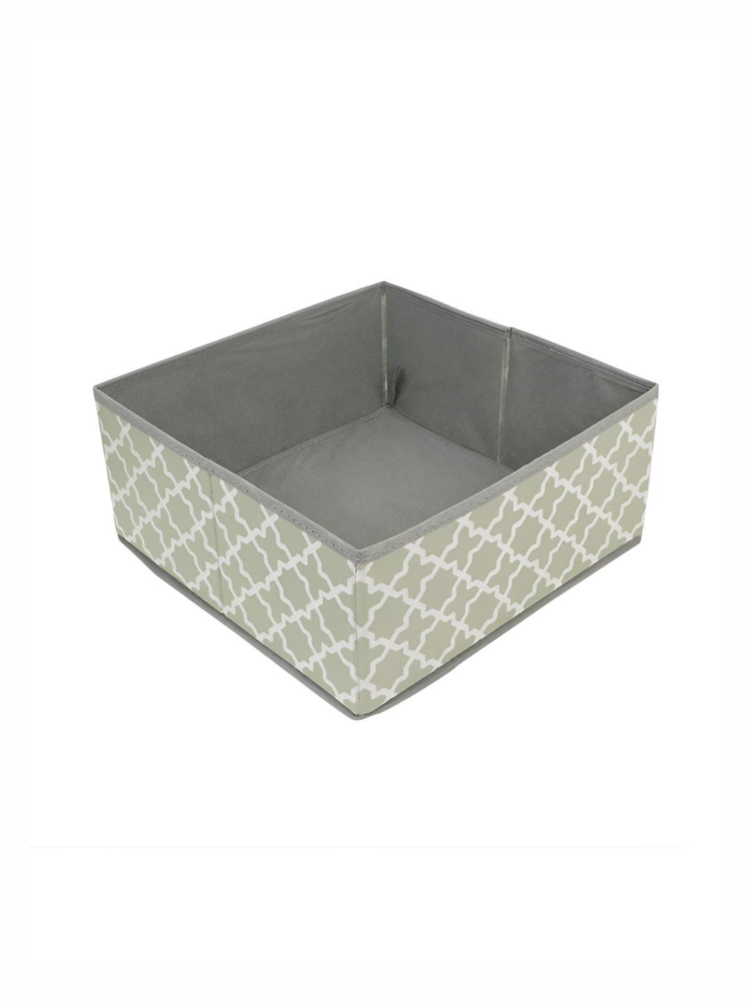 HOKIPO Grey & White Printed Regular Multi-Utility Organisers