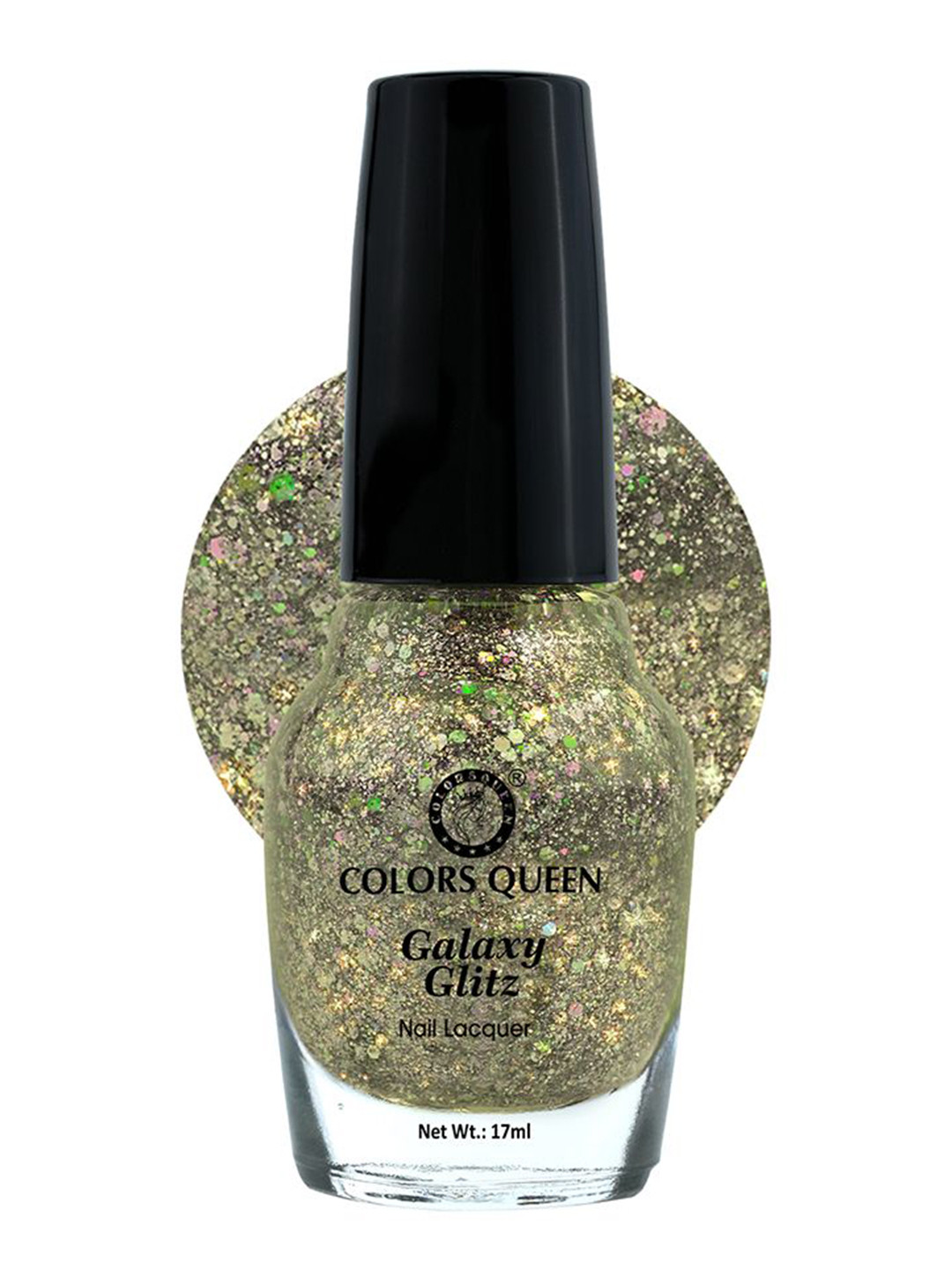 Colors Queen Galaxy Glitz Nail Lacquer-17ml-Fire Fly-23