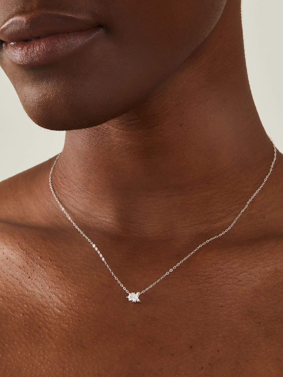 Accessorize K Initial Sterling Silver Necklace