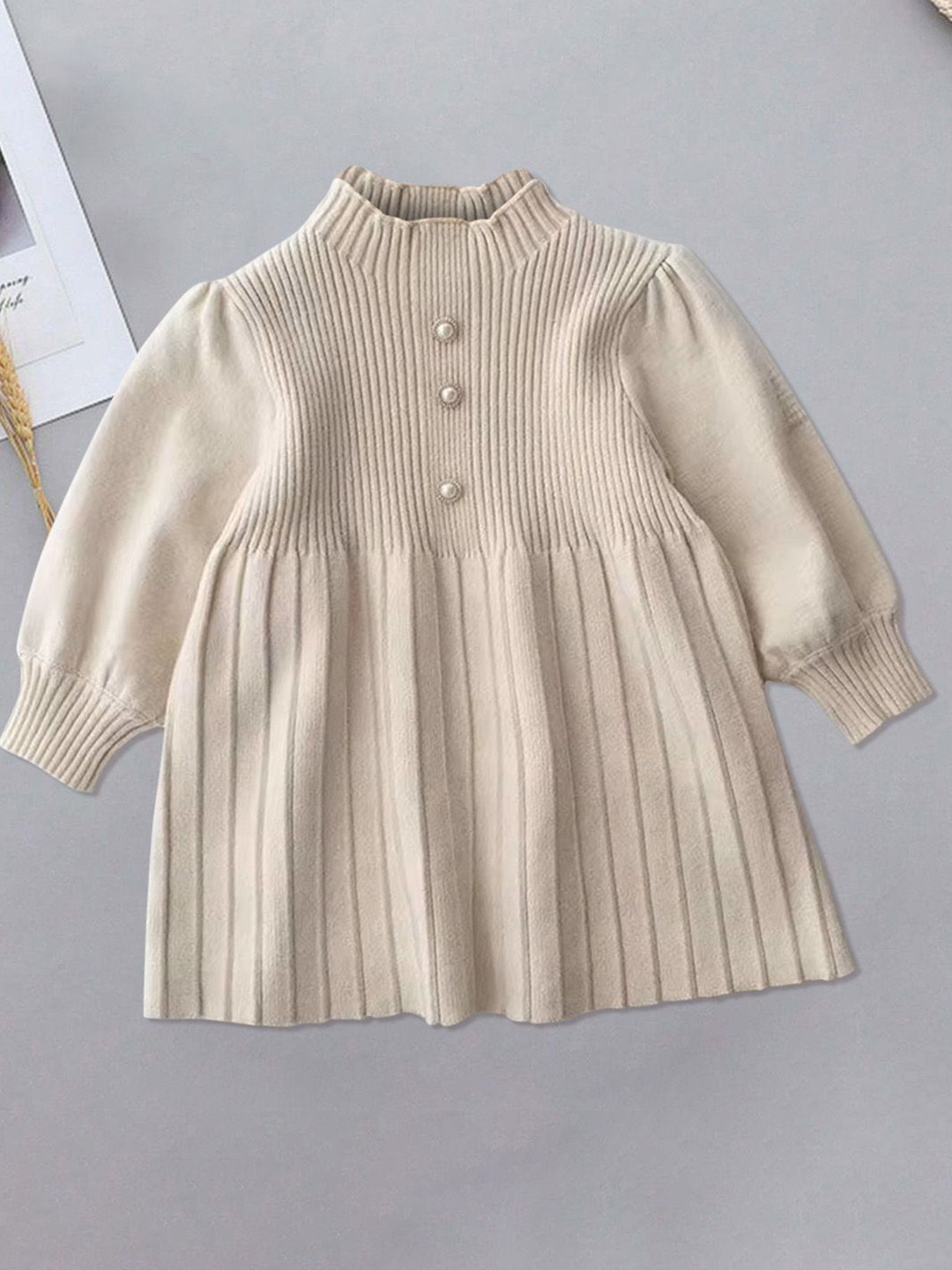 FOREVER FRIDAY Puff Sleeve A-Line Dress