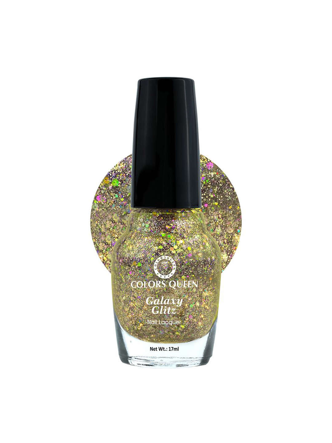 Colors Queen Galaxy Glitz Nail Lacquer 17ml - Hypnotize