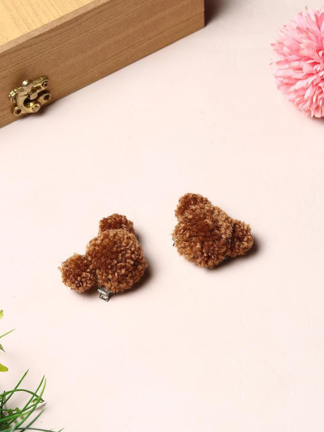 TIPY TIPY TAP Brown Teddy Clips