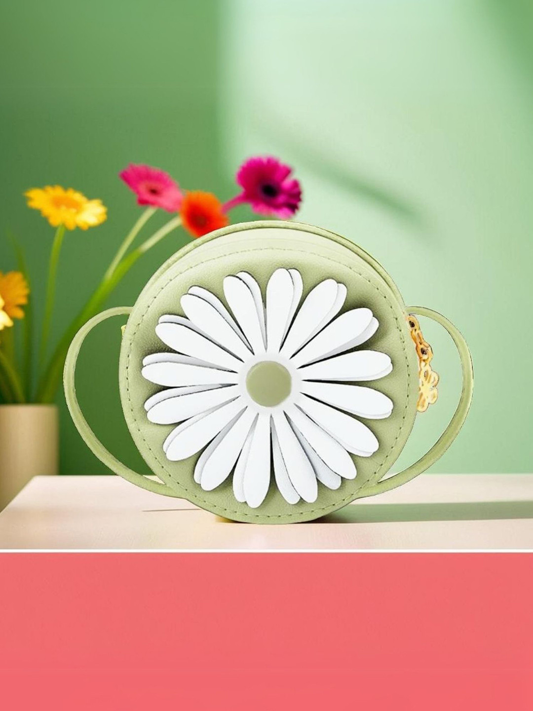 Tinker Squad Girls Floral Small Cute Sling Bag Shoulder Handbag