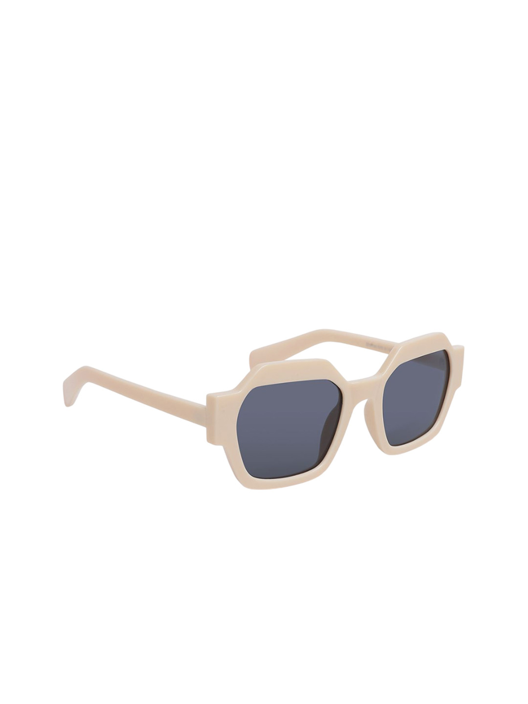 London Rag Women Square Sunglasses with UV Protected Lens SG127_Beige-Beige