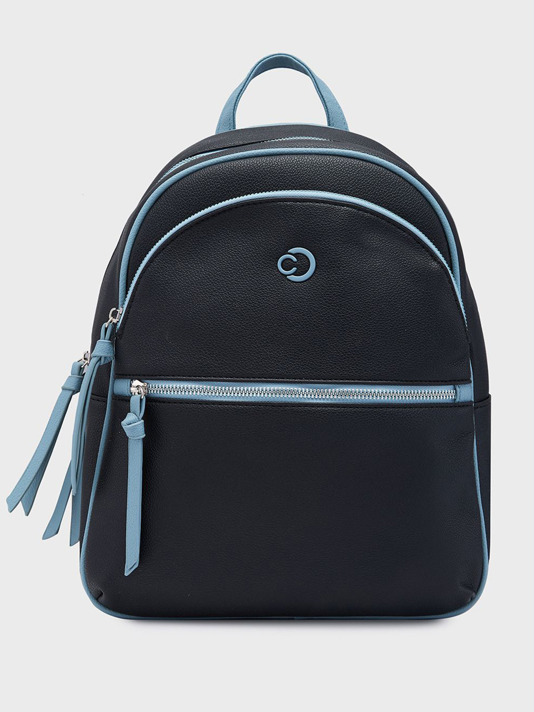 Caprese Mia Women Black Medium Backpack