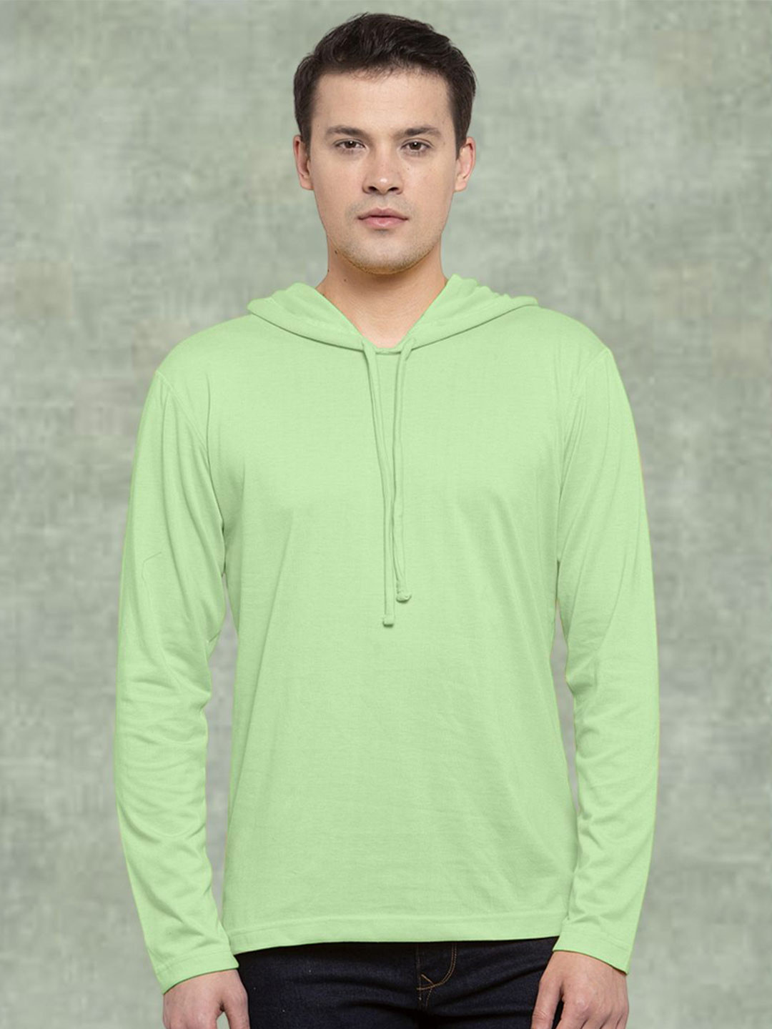 Friskers Men Pista Cotton Solid Hoodie T-shirt