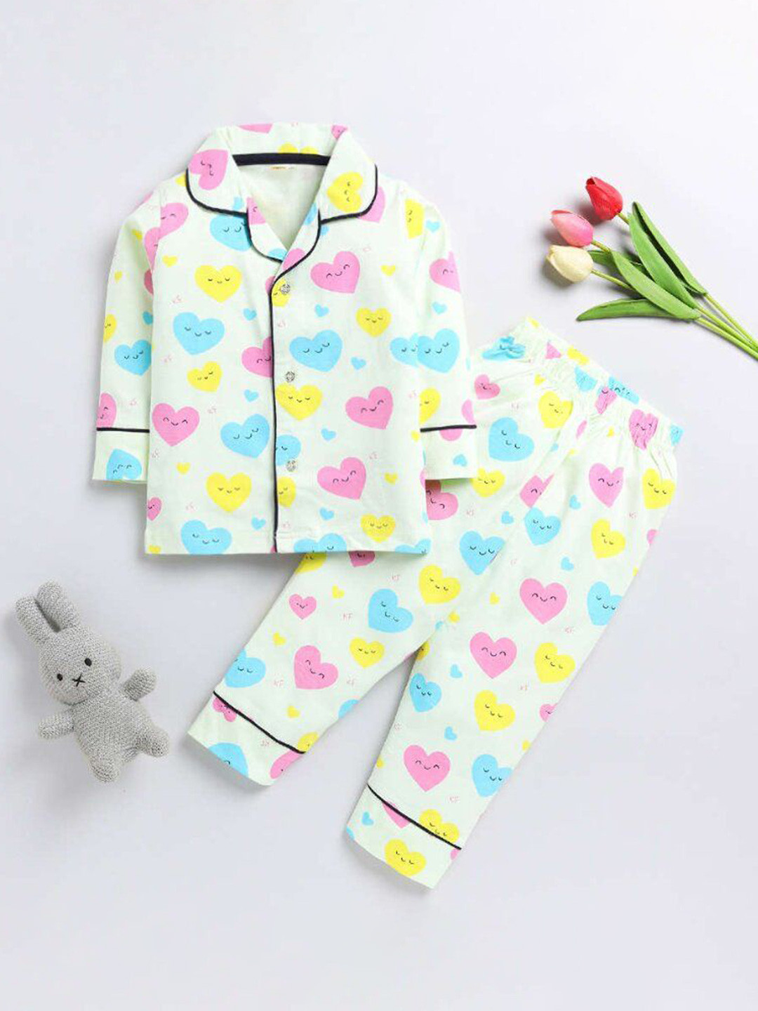 ULTRINA Girls Printed Shirt with Trousers