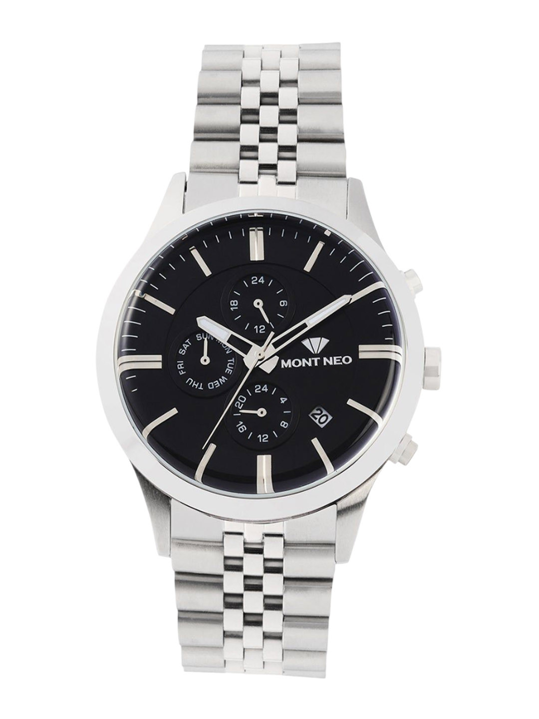 MONT NEO Men Dial & Bracelet Style Straps Analogue Watch 1049M-M1104