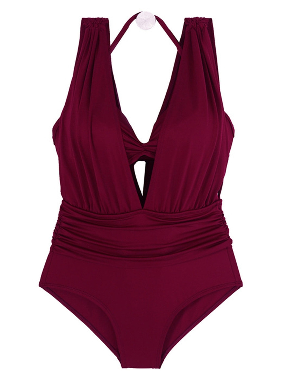 LULU & SKY Women V - Neck Swimwear Cover Up Set & Bikini Top