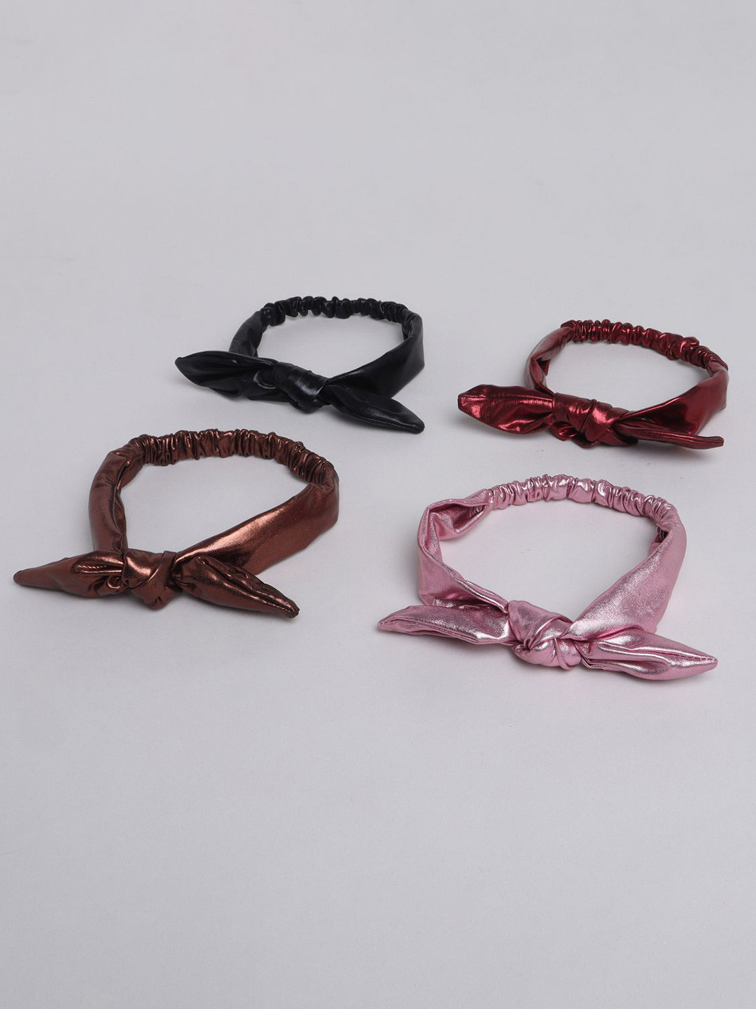 TIPY TIPY TAP Set of 4 Multicolor Metallic Infant Headbands