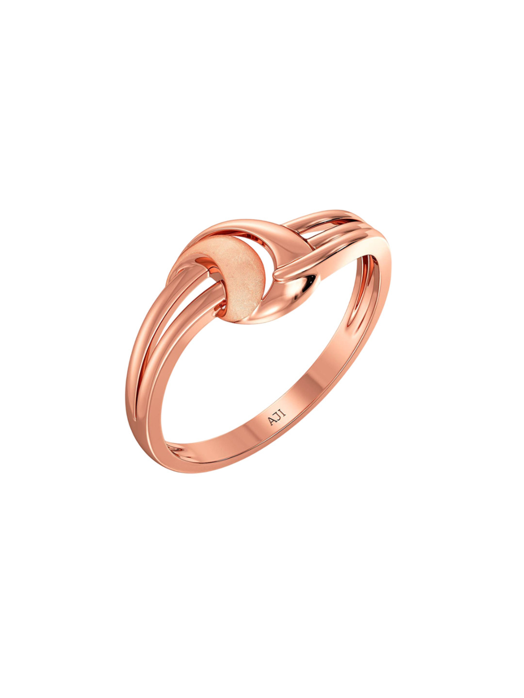 Joyalukkas Women 18 KT Rose Gold Plated Gold Ring