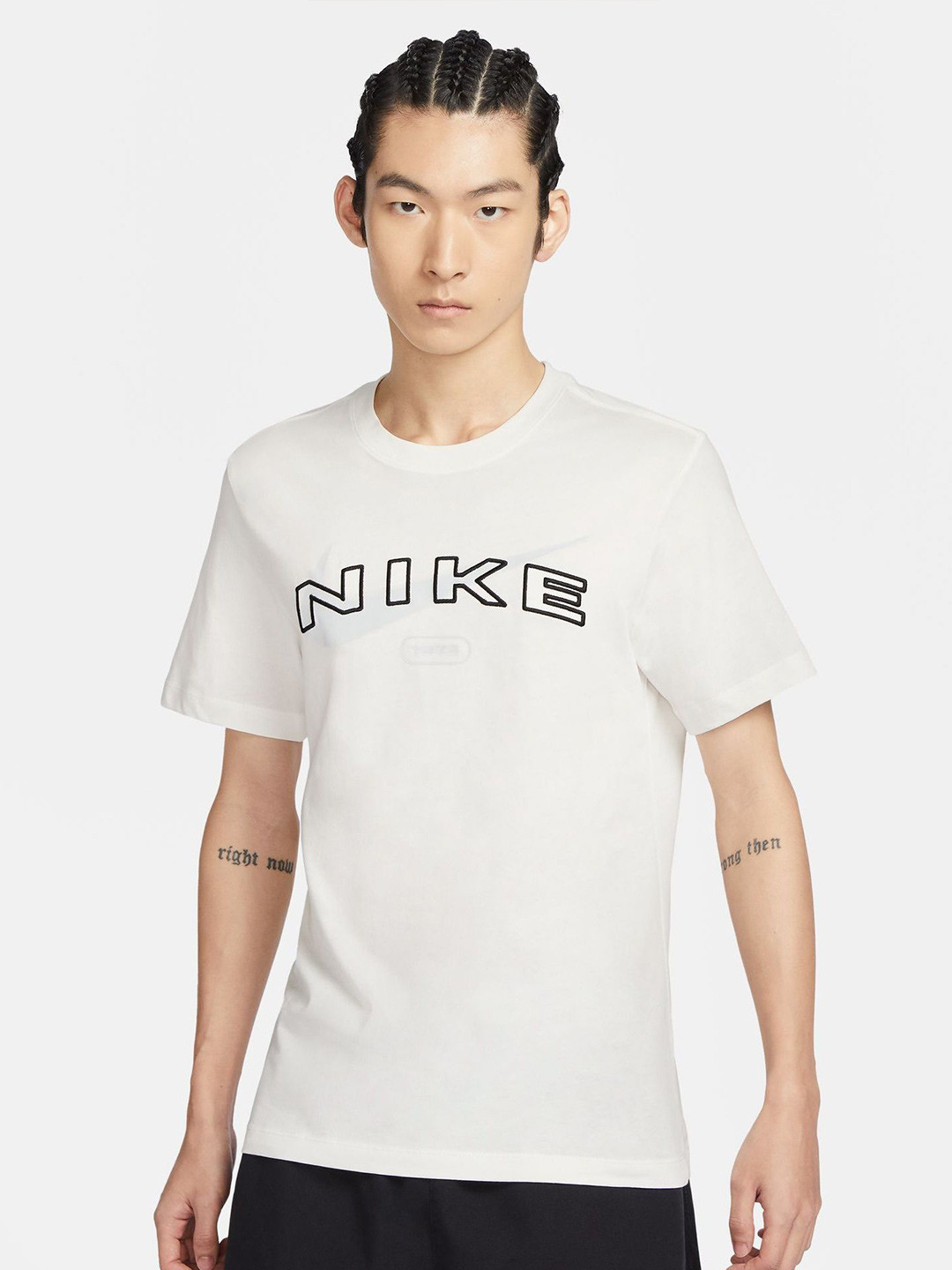 Nike Sportswear Men Typography Printed Cotton T-Shirt