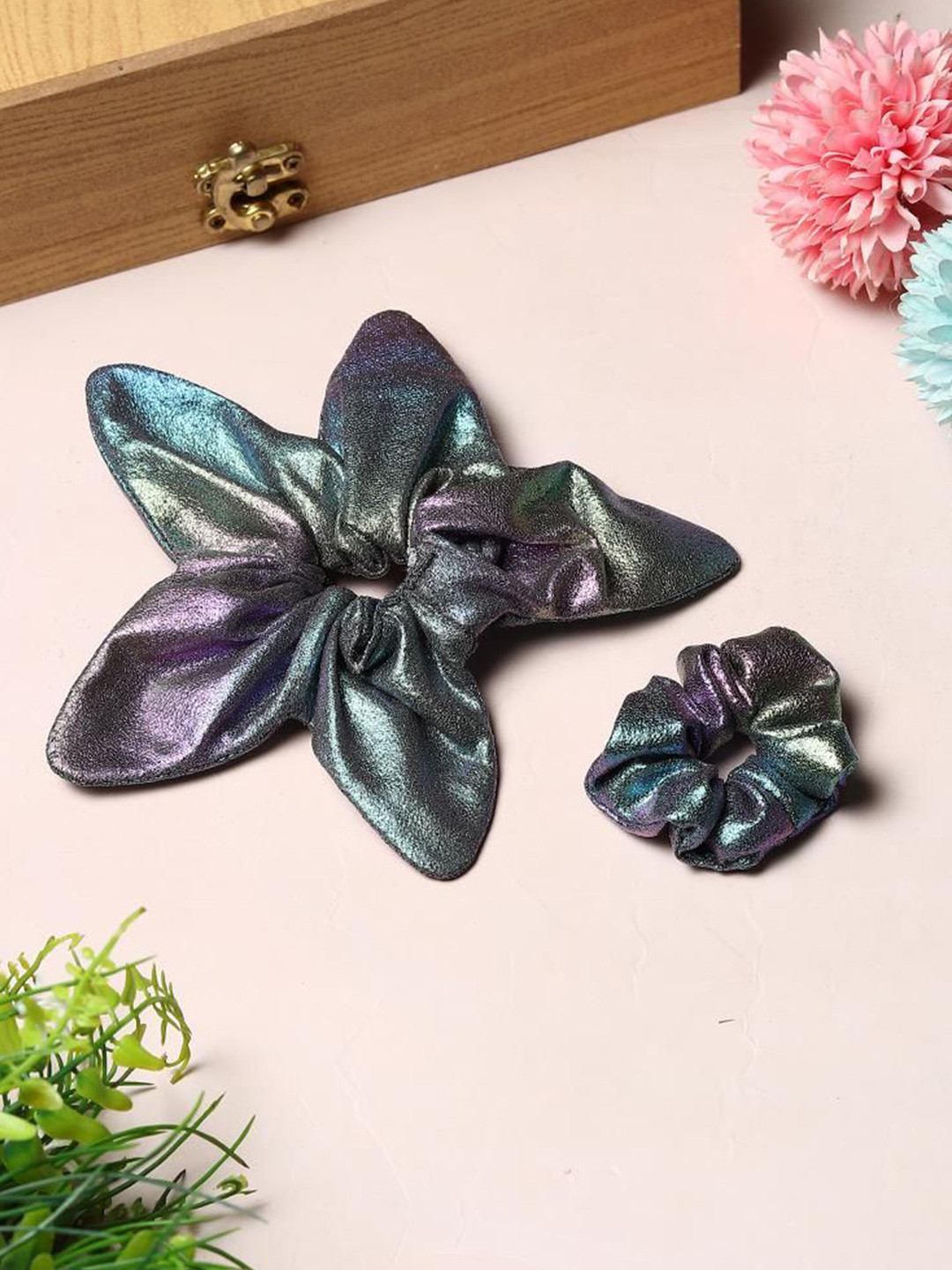 TIPY TIPY TAP Star Shape Scrunchie - Blue