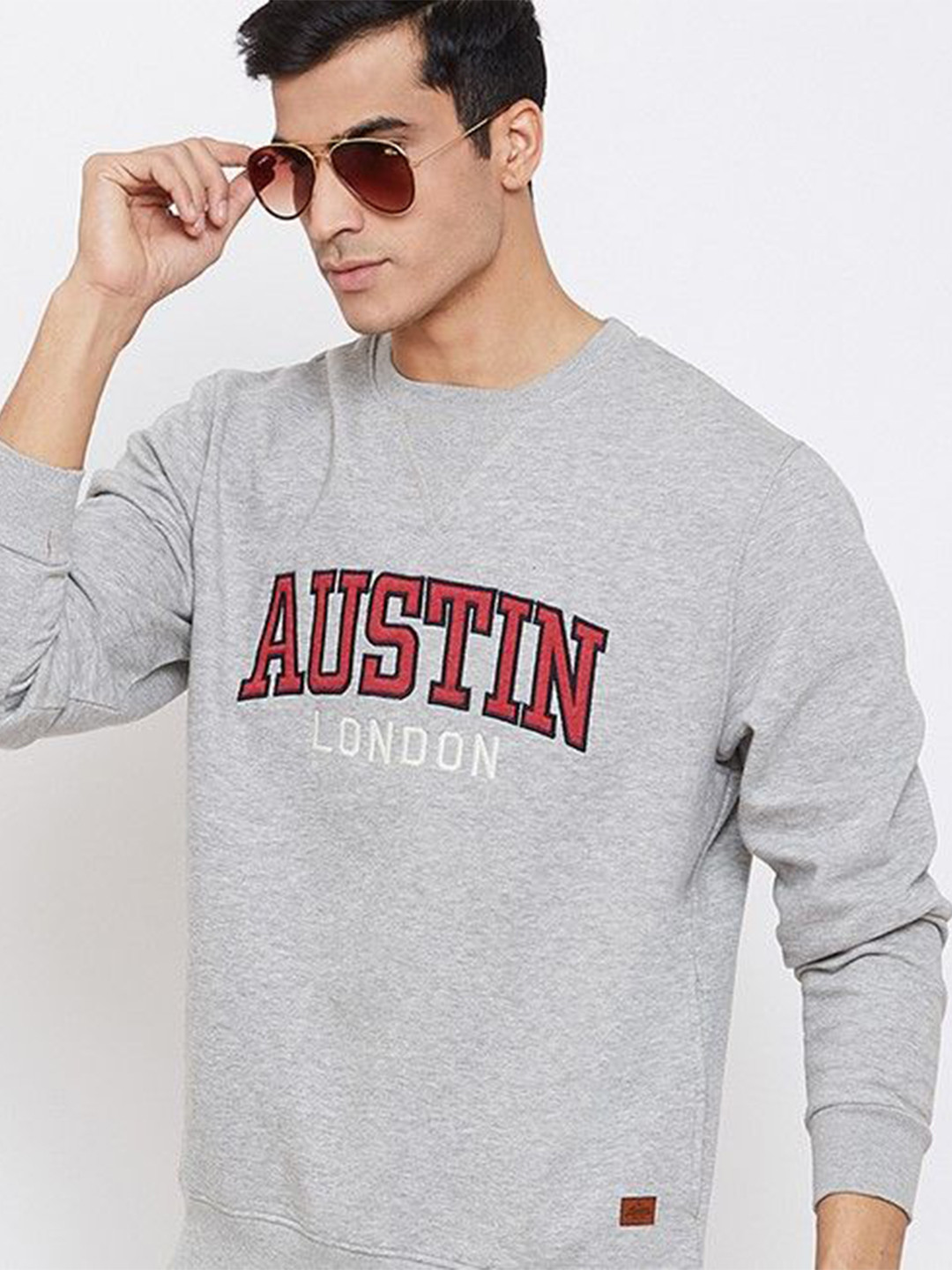 Austin wood Men Embroidered Sweatshirt