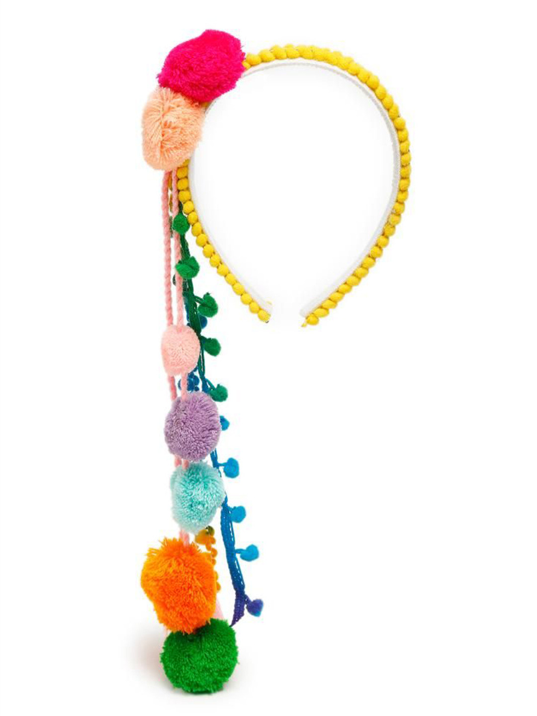 TIPY TIPY TAP Pom Pom Tassel Hair Band - Yellow