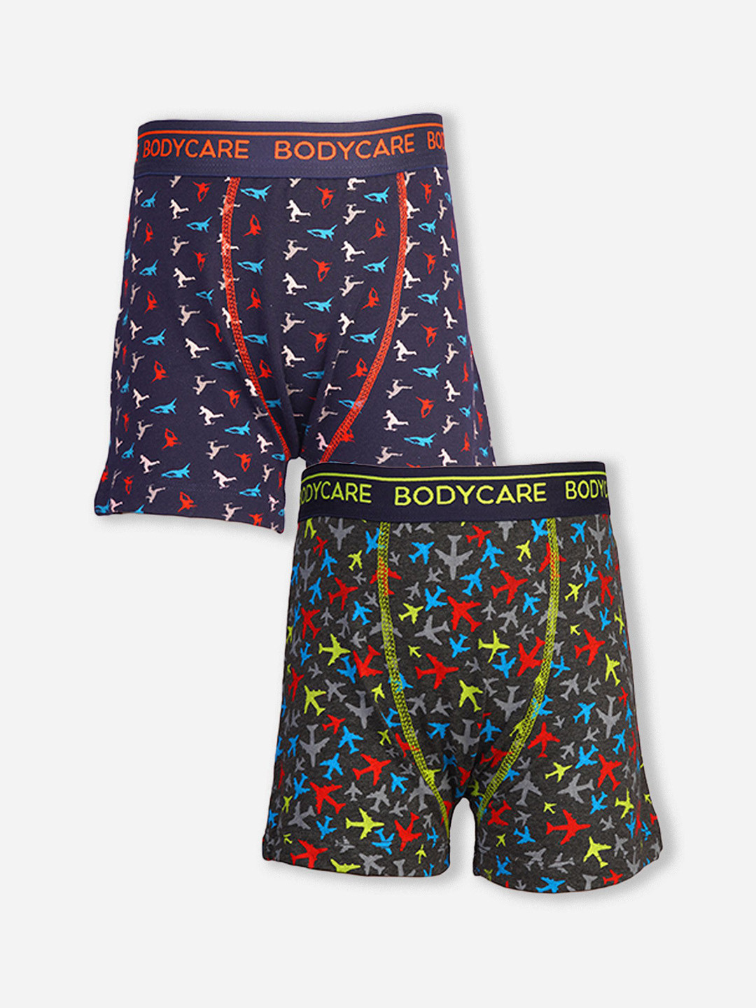 Bodycare Boys Pack Of 2 Printed Cotton TrunksKGA2083C-PK001