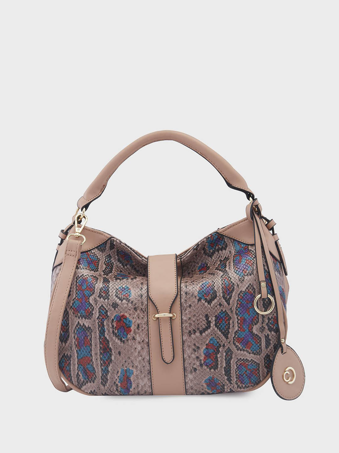 Caprese Archie Women Pink Medium Hobo Bag