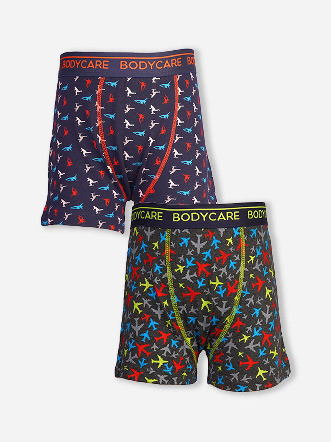 Bodycare Boys Pack Of 2 Printed Cotton Trunks KGA2083C-PK005