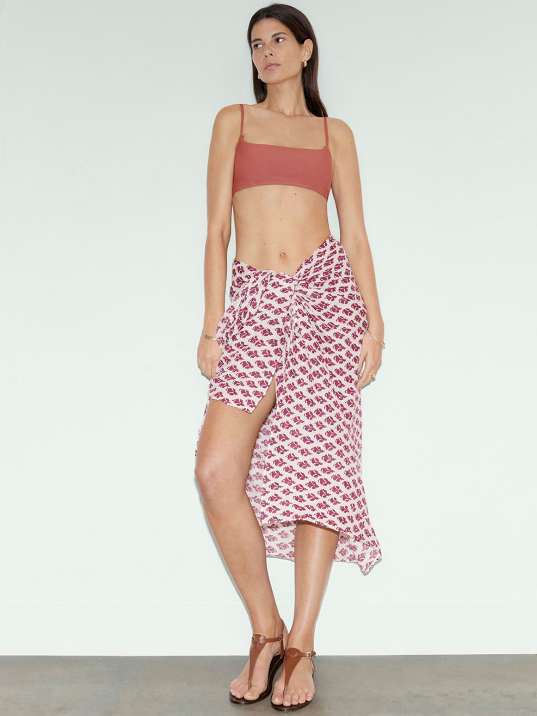 Marks & Spencer Floral Printed Pure Cotton Sarong
