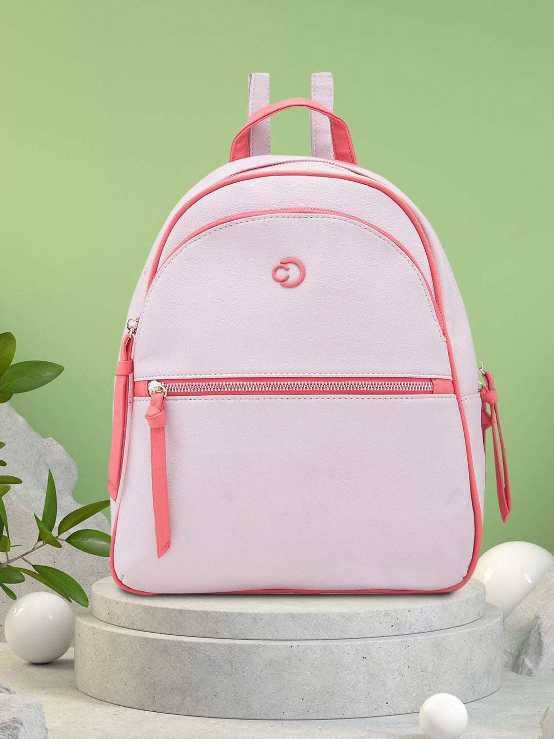 Caprese Women Ergonomic Dual Color-Fashion Backpack