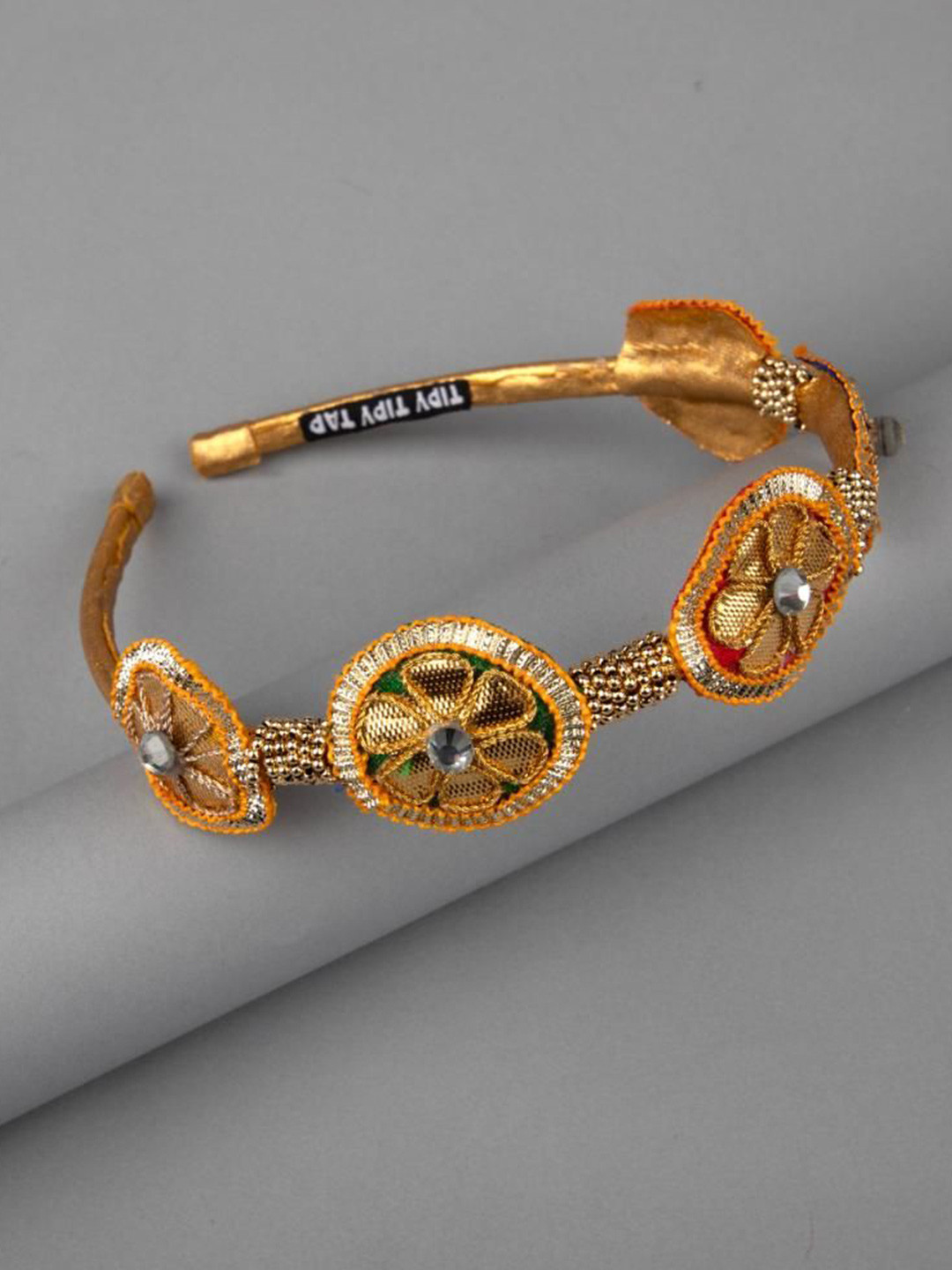 TIPY TIPY TAP Golden Ethnic Tiara Hairband