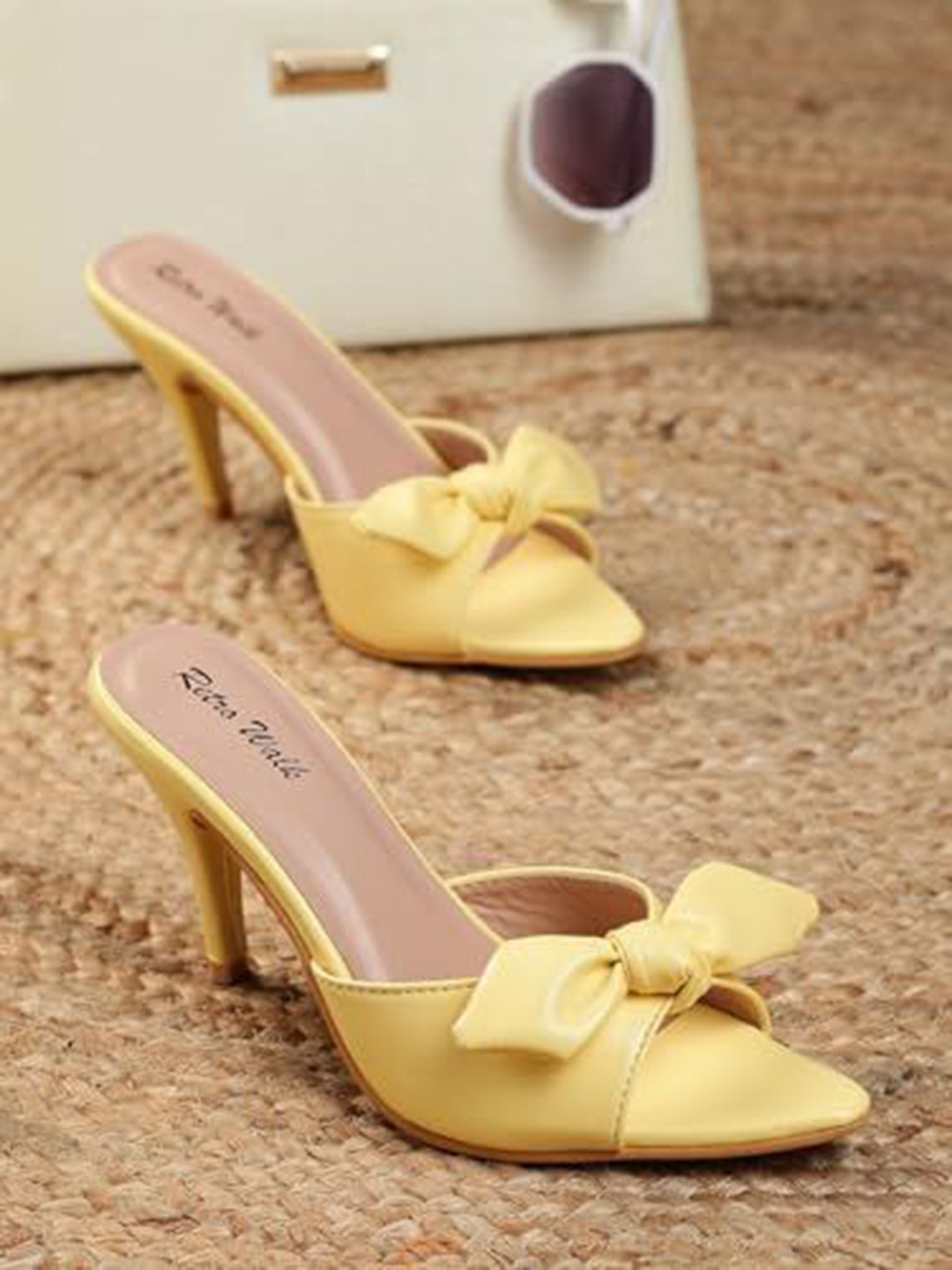 Retro Walk Women Heels with Bows