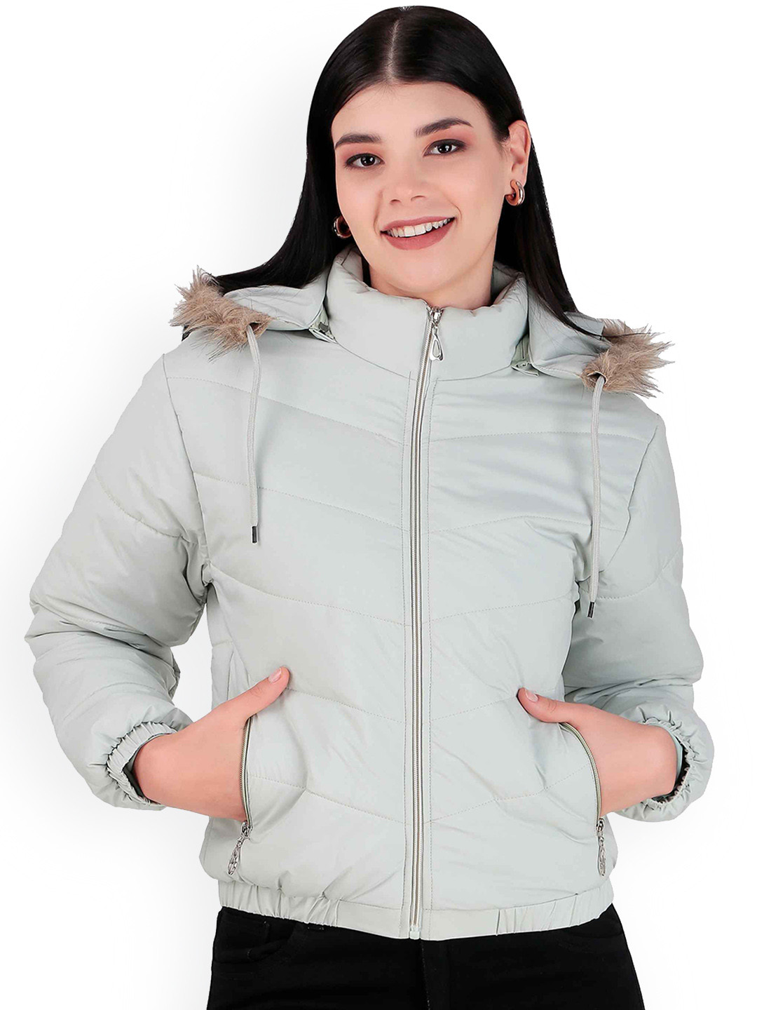 Brazo Women Hooded Lightweight Padded Jacket
