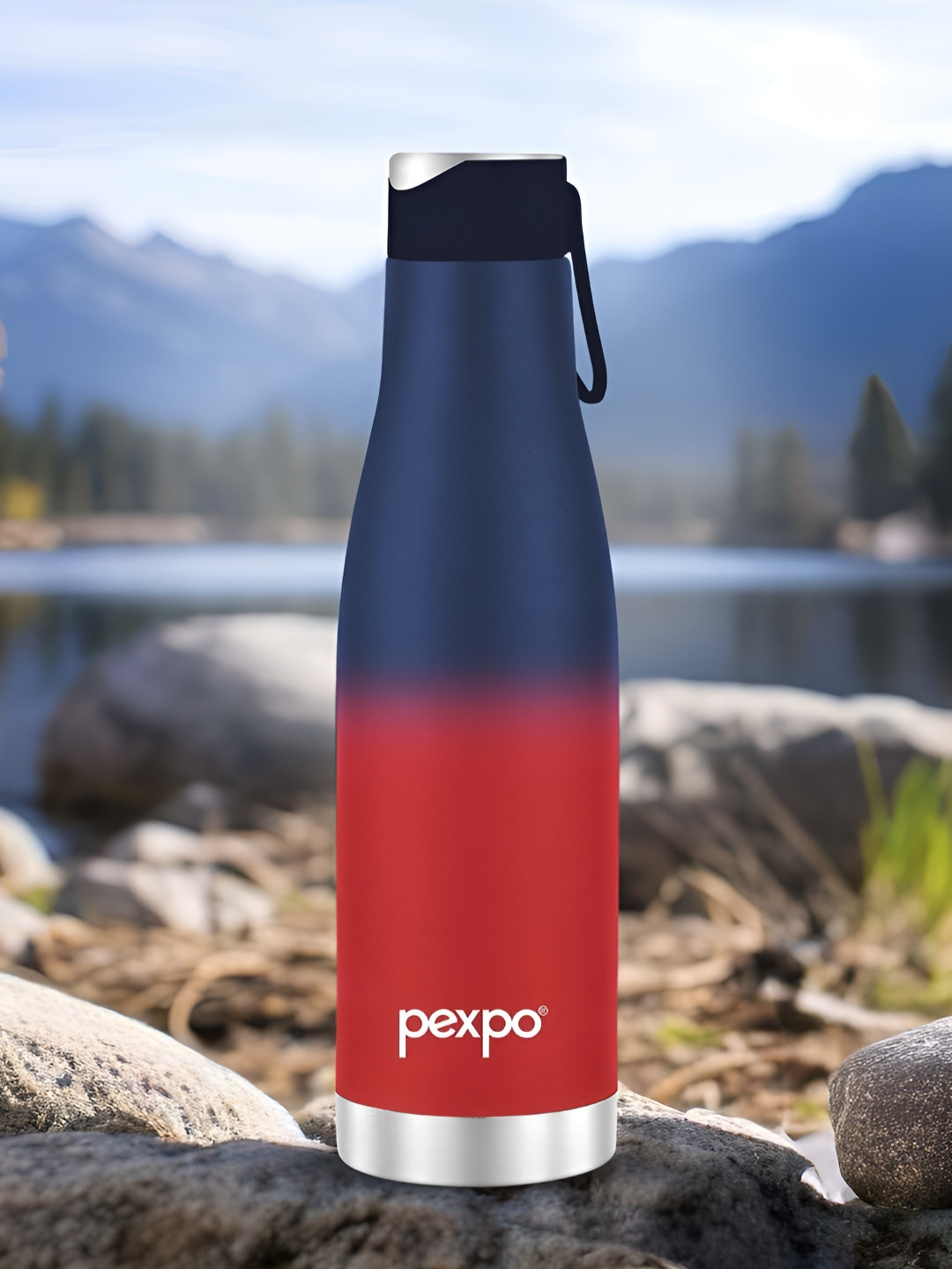 Pexpo Ignite Blue ISI Certified Thermosteel 900ml Hot & Cold flask Insulated Water Bottle