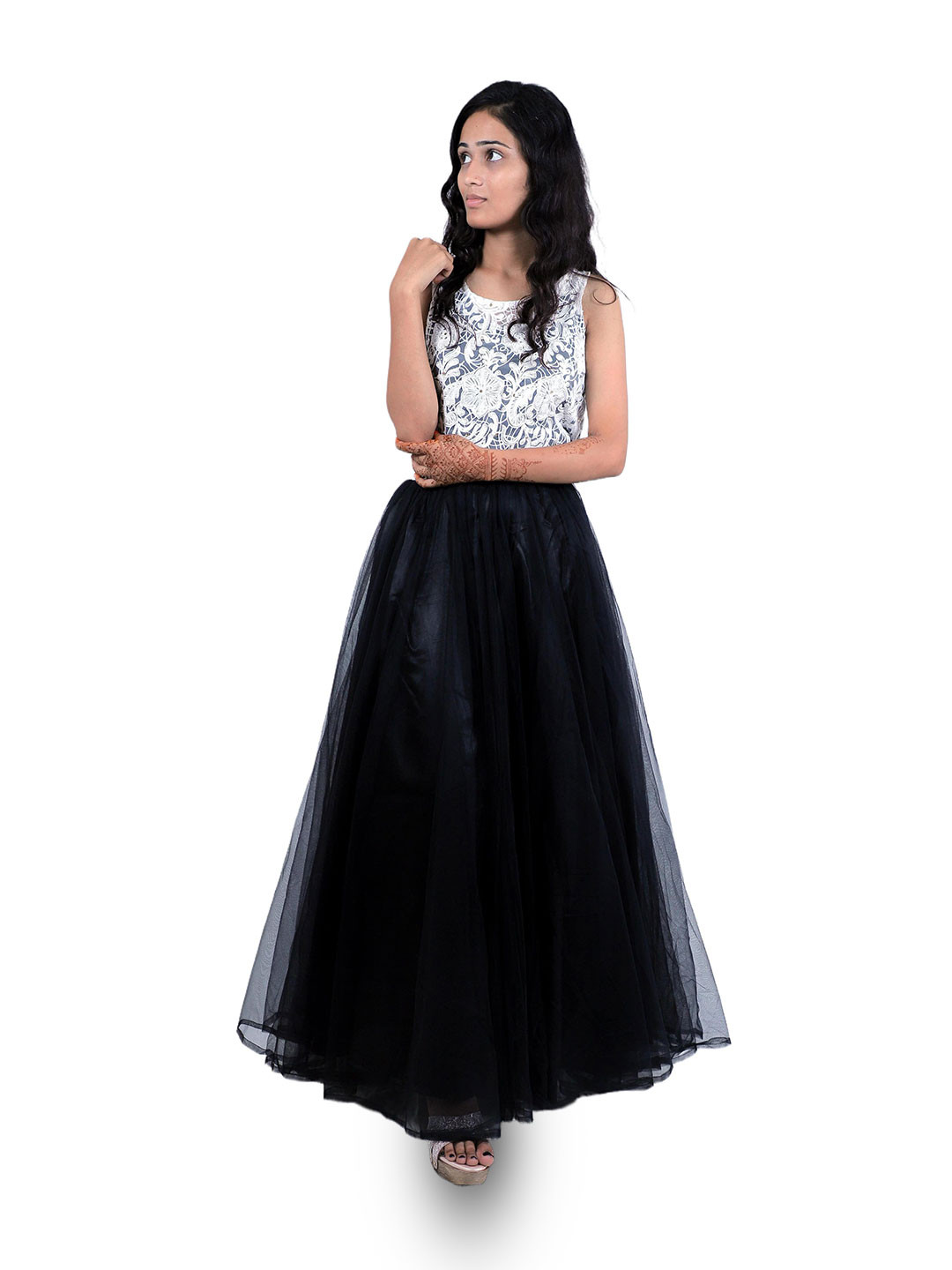 TILISM Net Maxi Dress