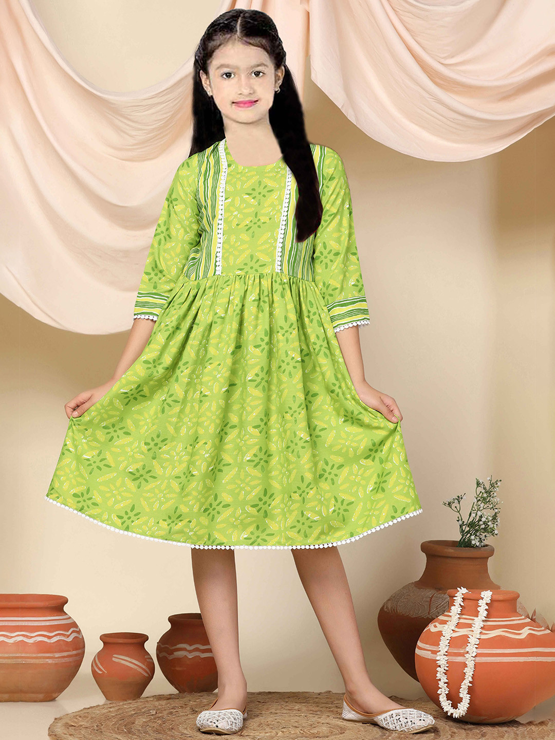 Vetrokart Floral Print Dress