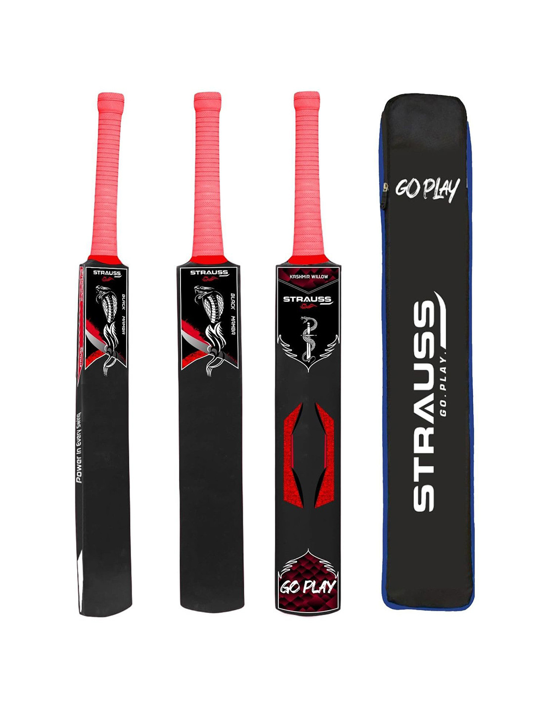 STRAUSS Mamba Kashmir Willow Cricket Bat