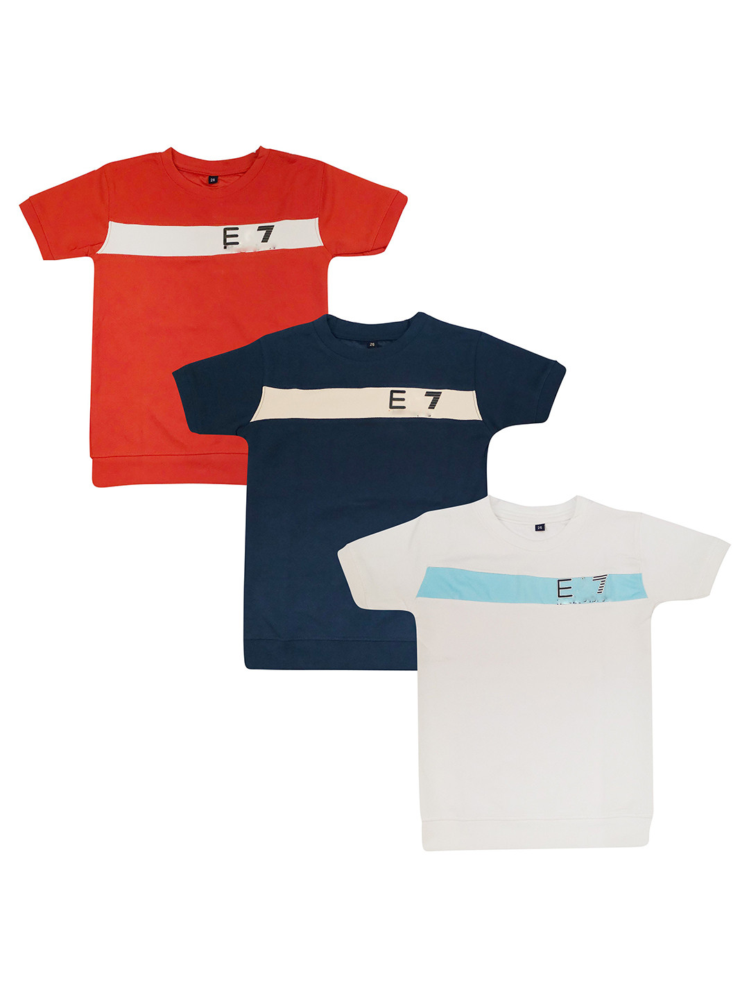 Jisha Boys 3 Colourblocked Pockets T-shirt