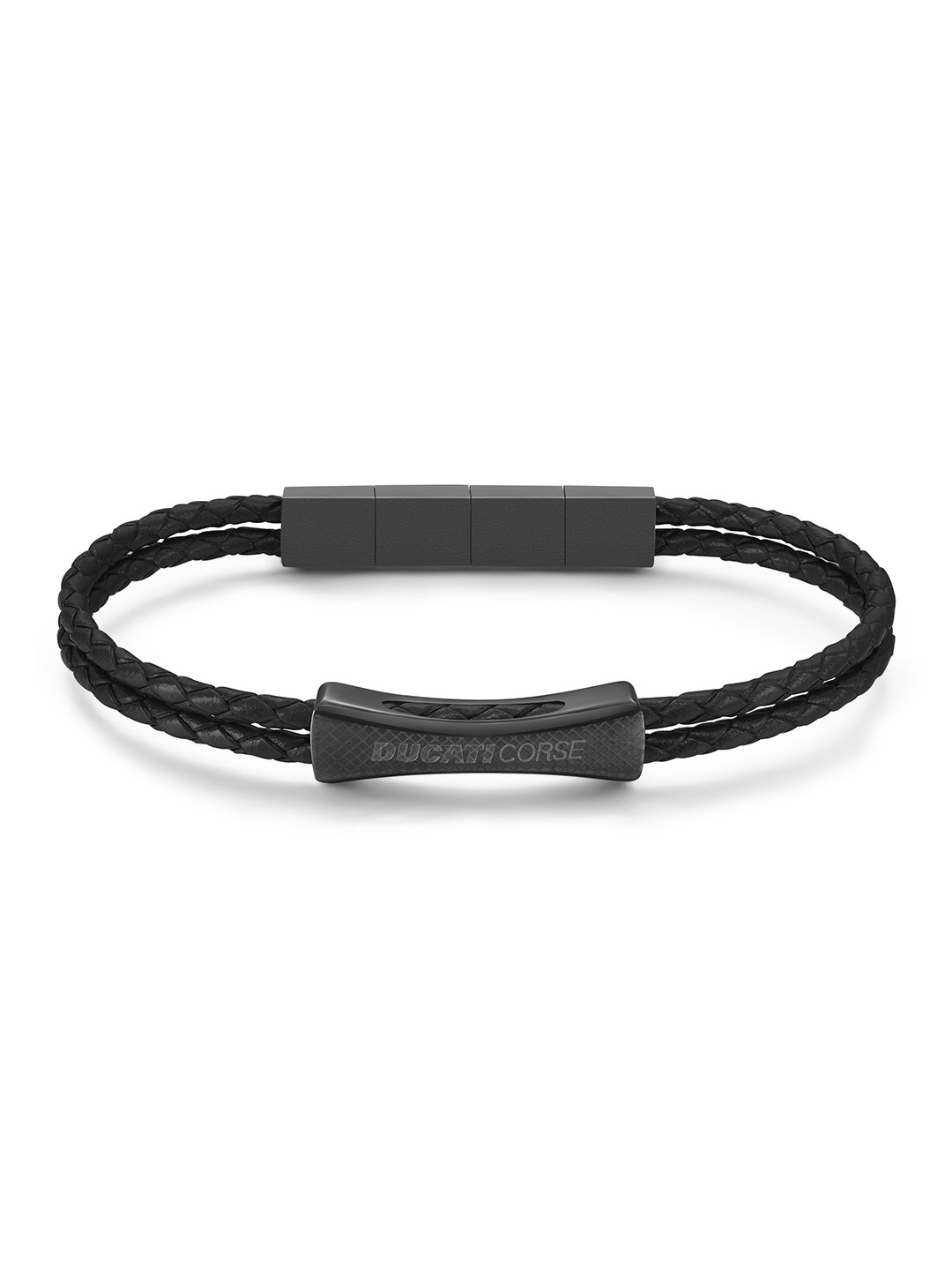 DUCATI CORSE Men Stainless Steel Link Bracelet