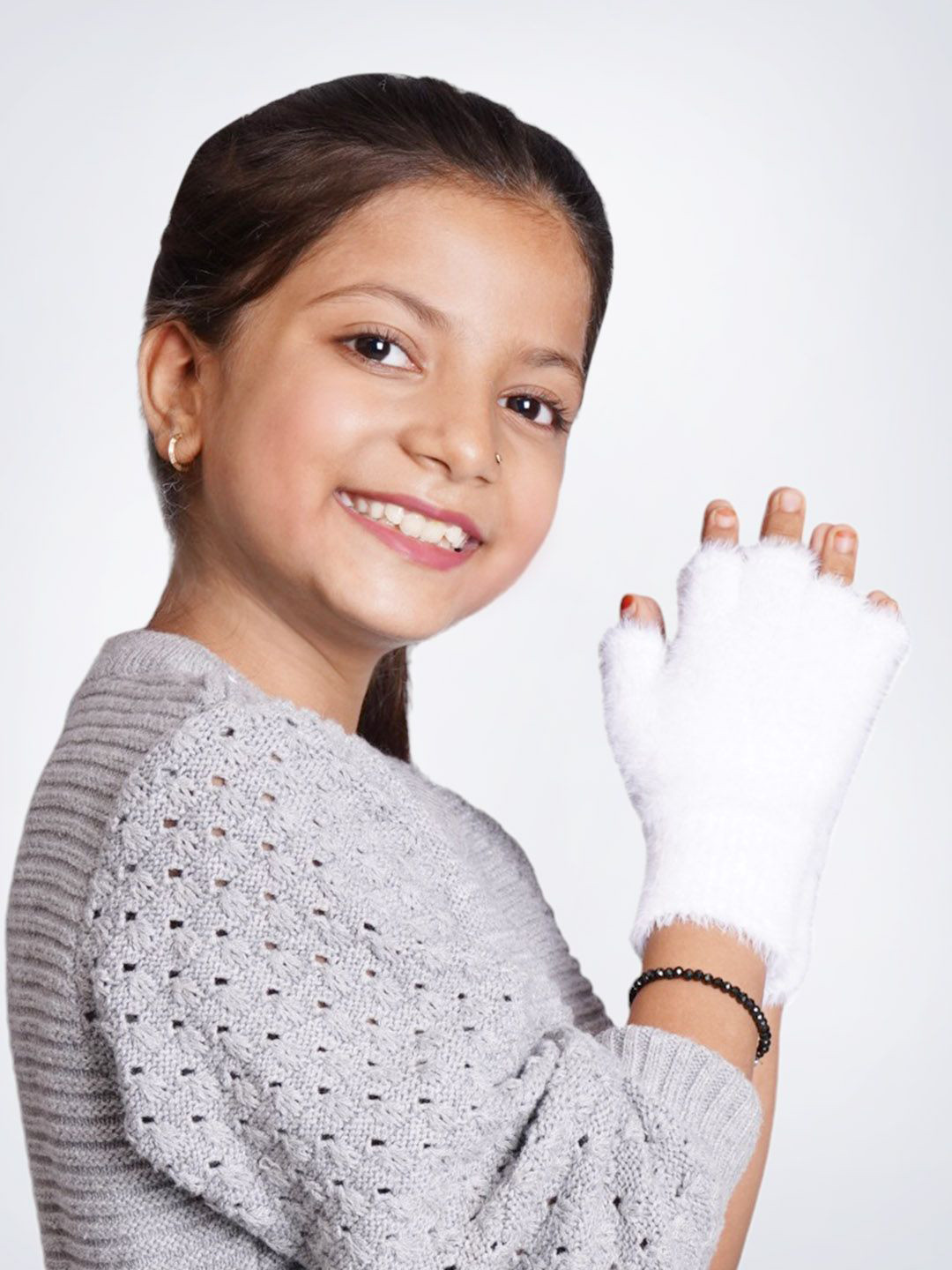 Bharatasya Girls Winter Gloves