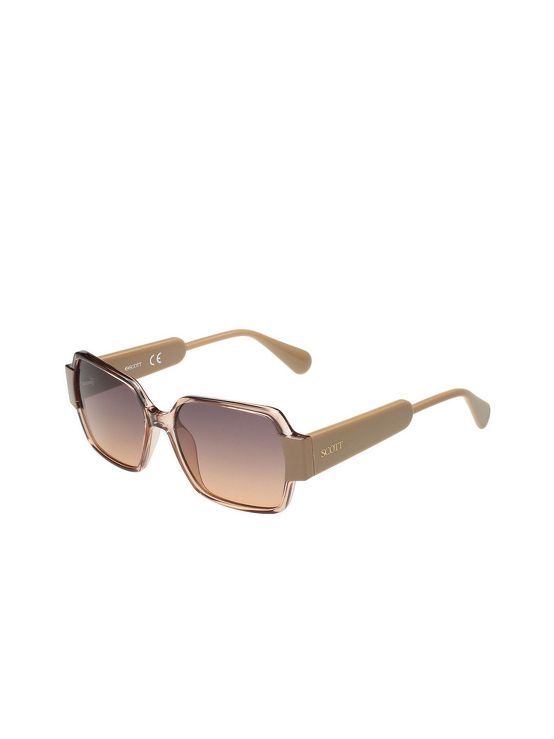 SCOTT Women Square Sunglasses with UV Protected Lens-8903232277658-Crystal Beige